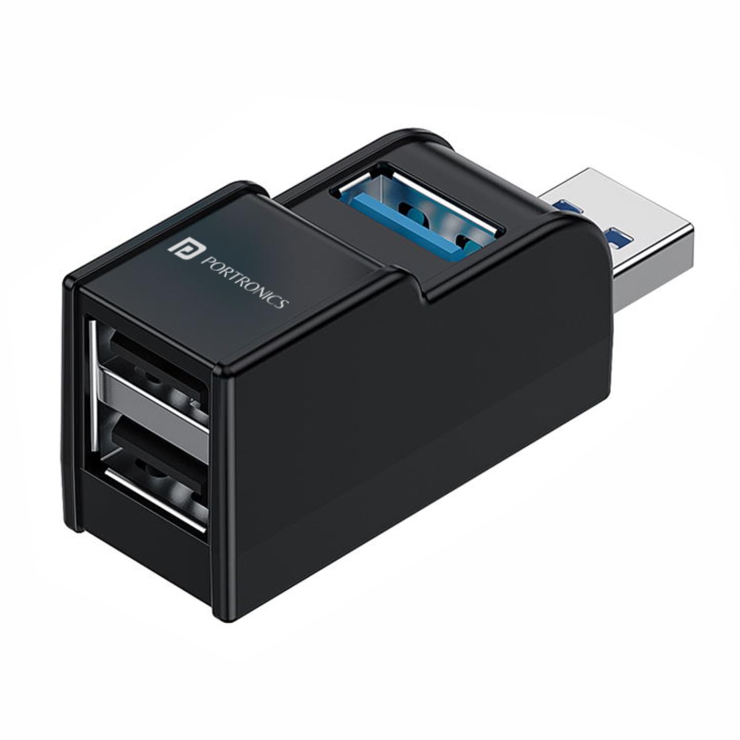 Portronics Mport 3A USB Hub Dock (3-in-1)