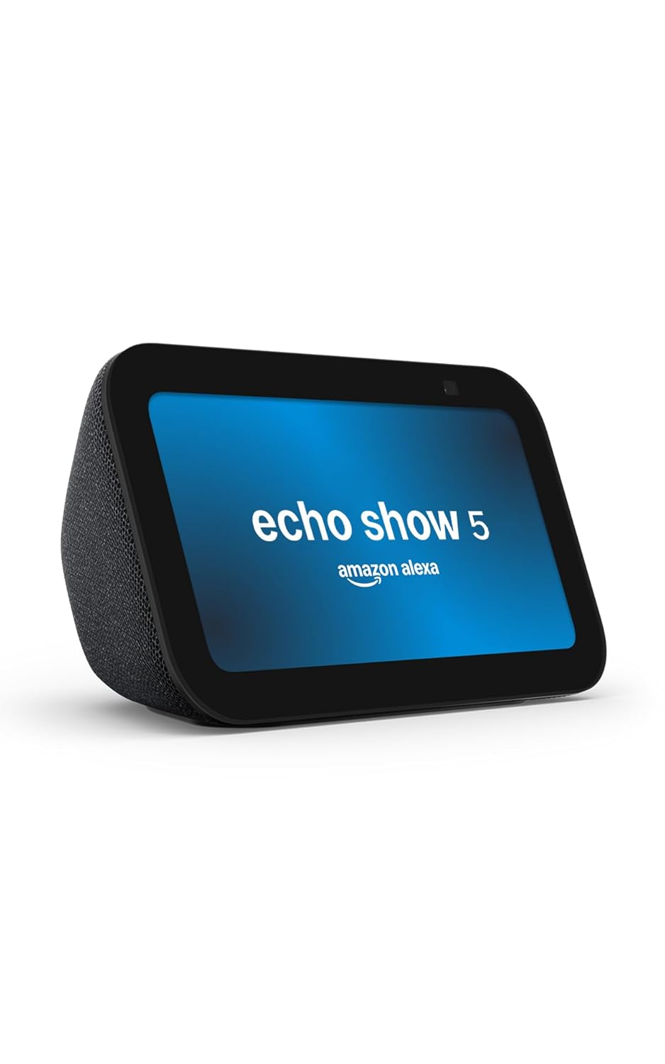 Amazon Echo Show 5 (latest model) | Smart display with Alexa, 2x bass speaker, clearer sound, camera for home monitoring, bluetooth | Charcoal