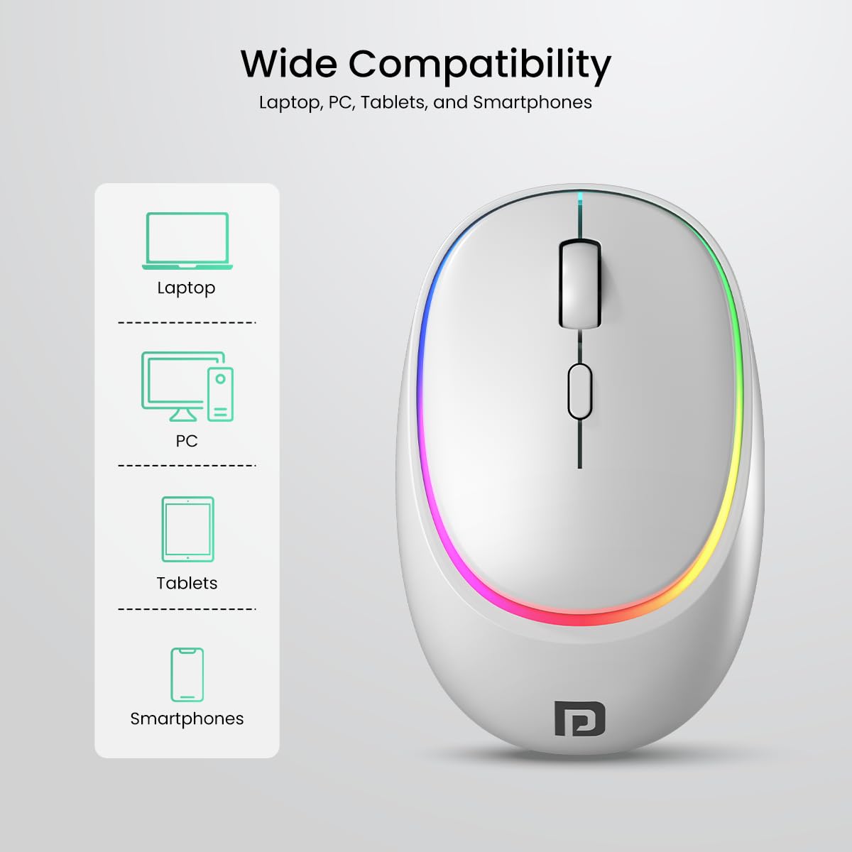 Portronics Toad IV Bluetooth Mouse with 2.4 GHz Wireless (Dual Connectivity)