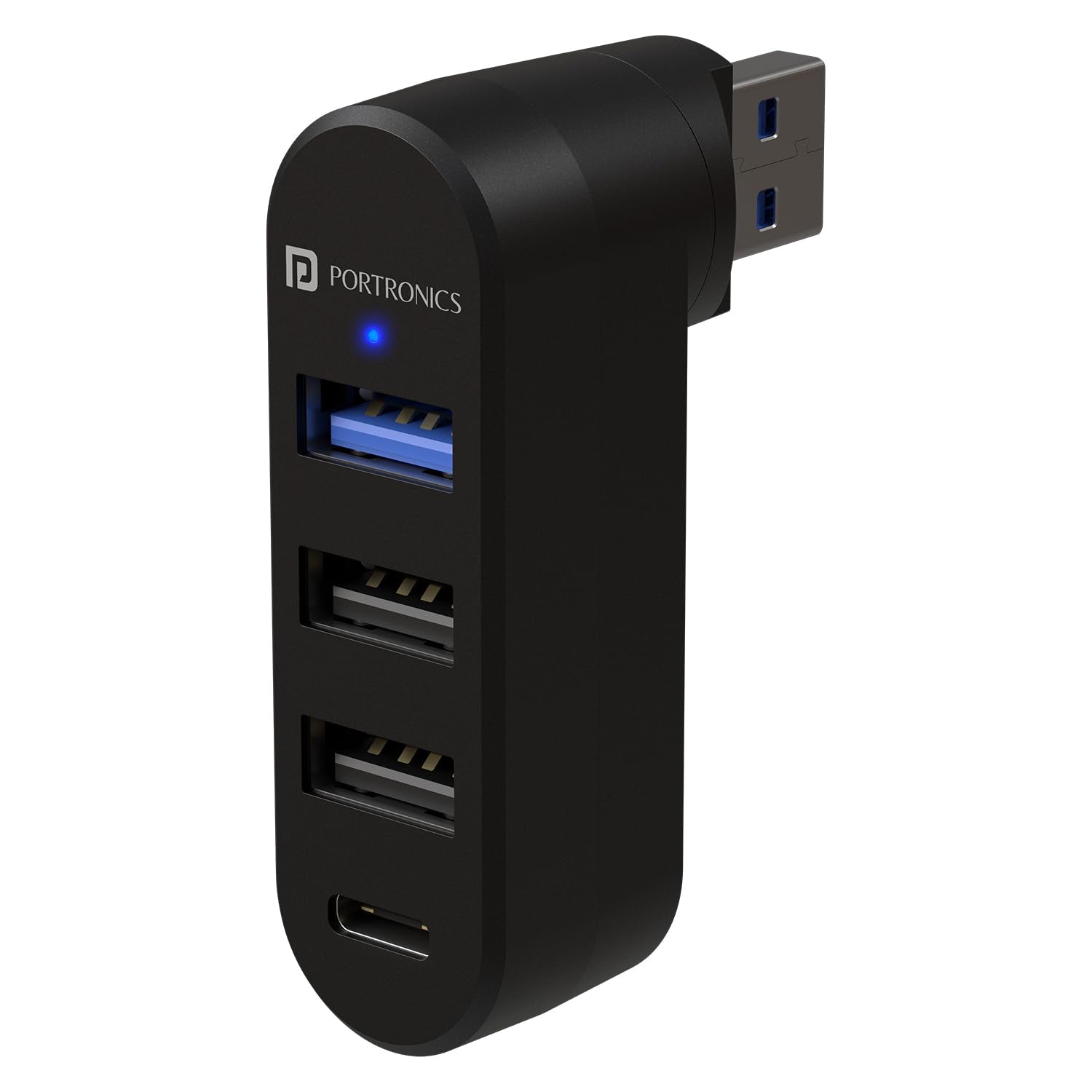 Portronics MPort Spin 4-in-1 USB Hub