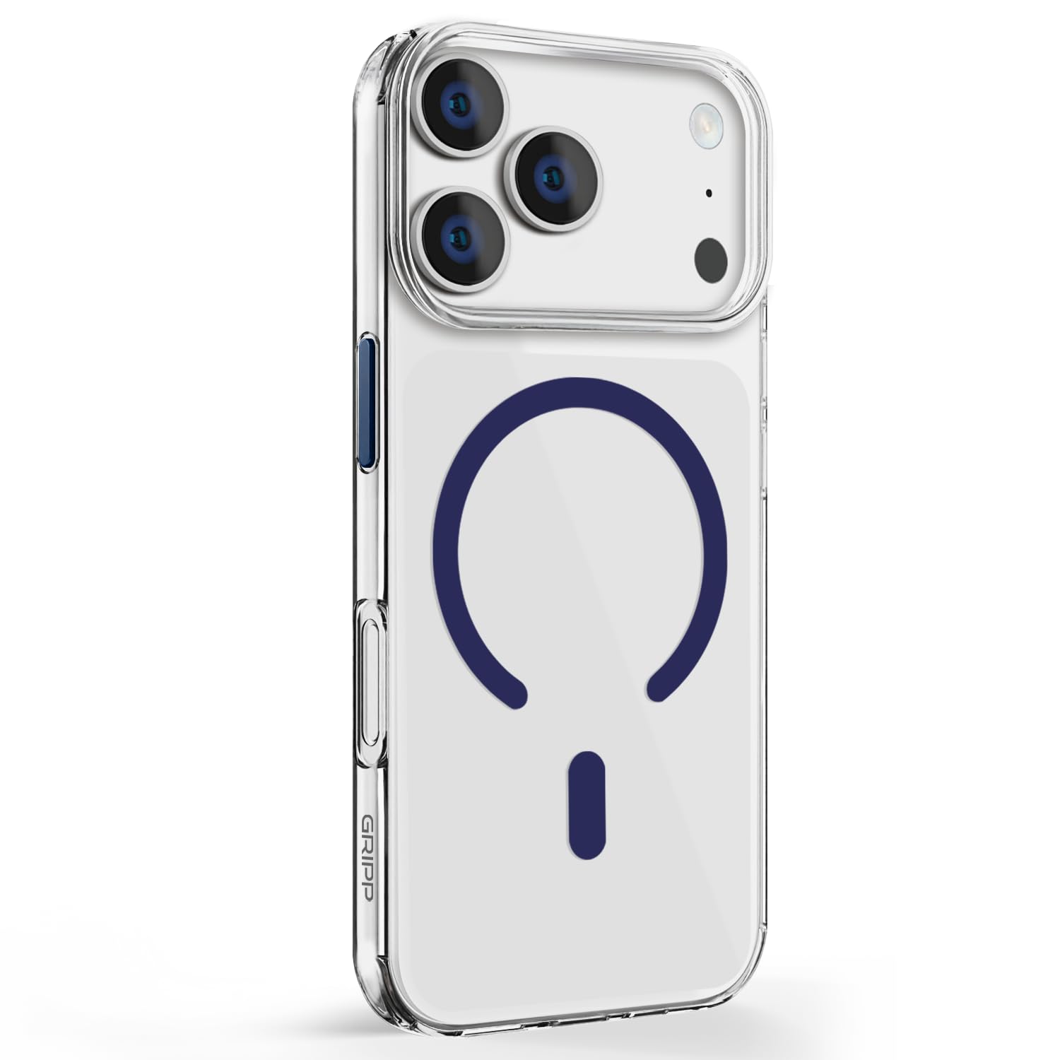 GRIPP Clear Xtreme Mag-Safe Case for iPhone 17 Pro Transparent - Blue