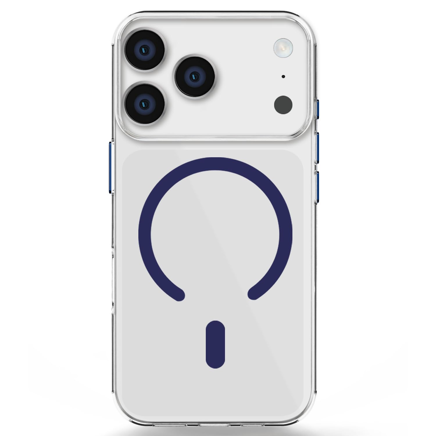 GRIPP Clear Xtreme Mag-Safe Case for iPhone 17 Pro Transparent - Blue