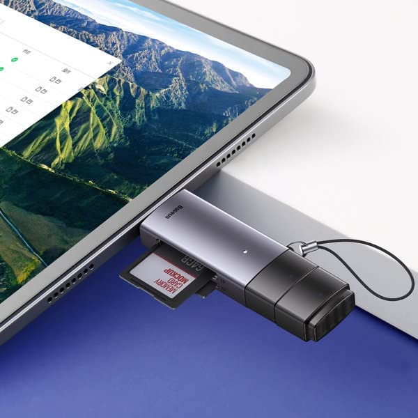 Baseus Lite Series USB-A + Type-C to TF Memory Card Reader Portable
