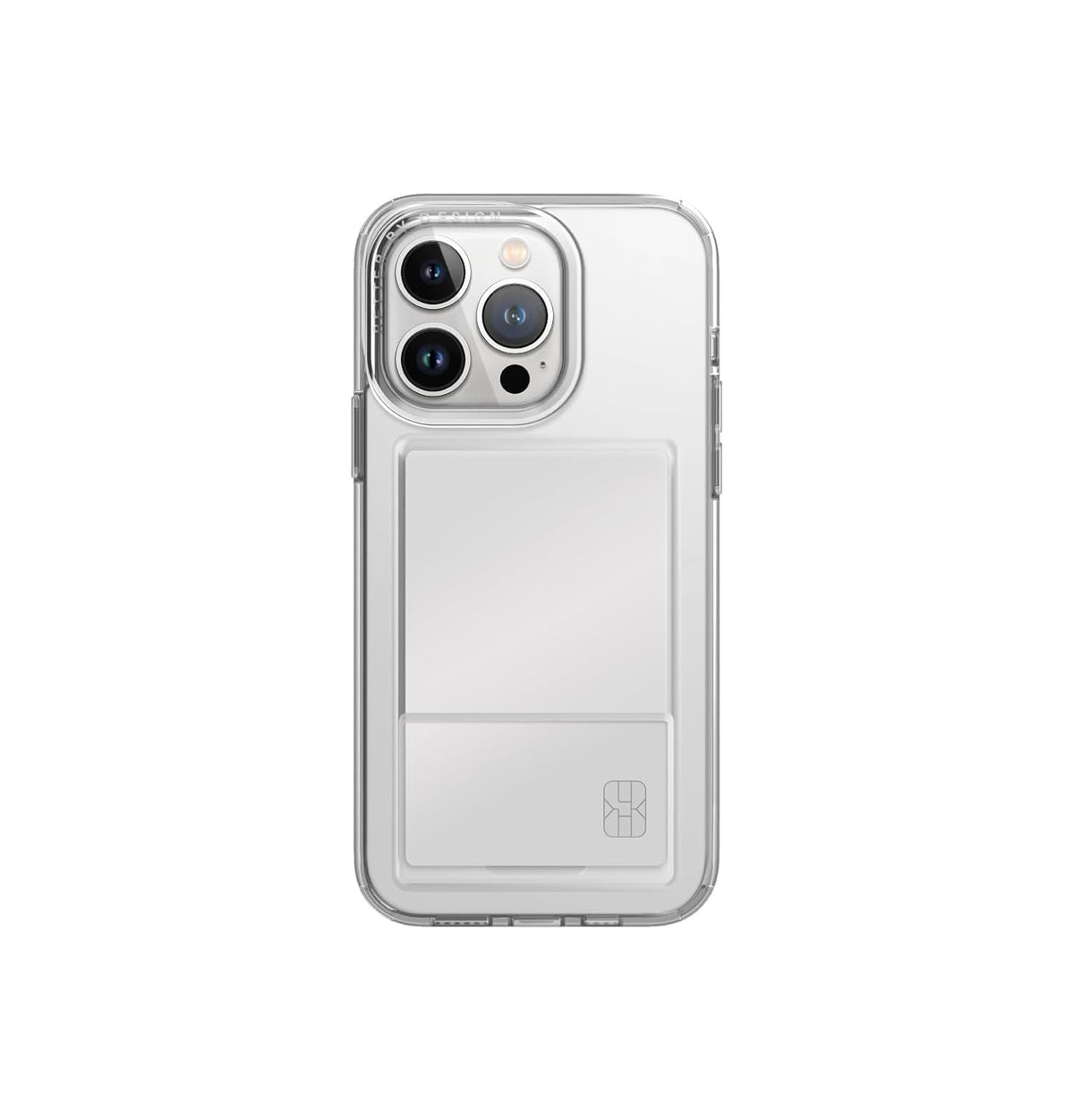 UNIQ Air Fender ID Phone Case Compatible with iPhone 15 Pro (CrystalClear)