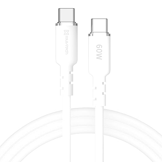 Muvtech Rapid Power USB-C to USB-C Cable 2M – White
