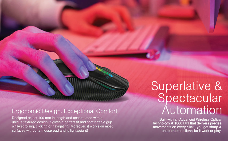 FINGERS RGB-NoviTrend Wireless Mouse