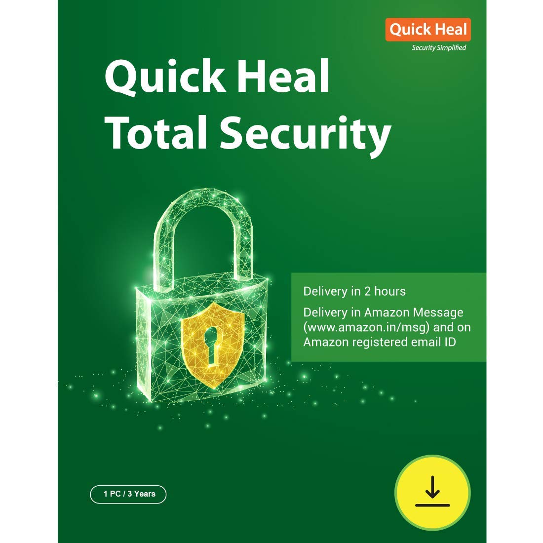 Quickheal Total Security - 1Pc 3 Year