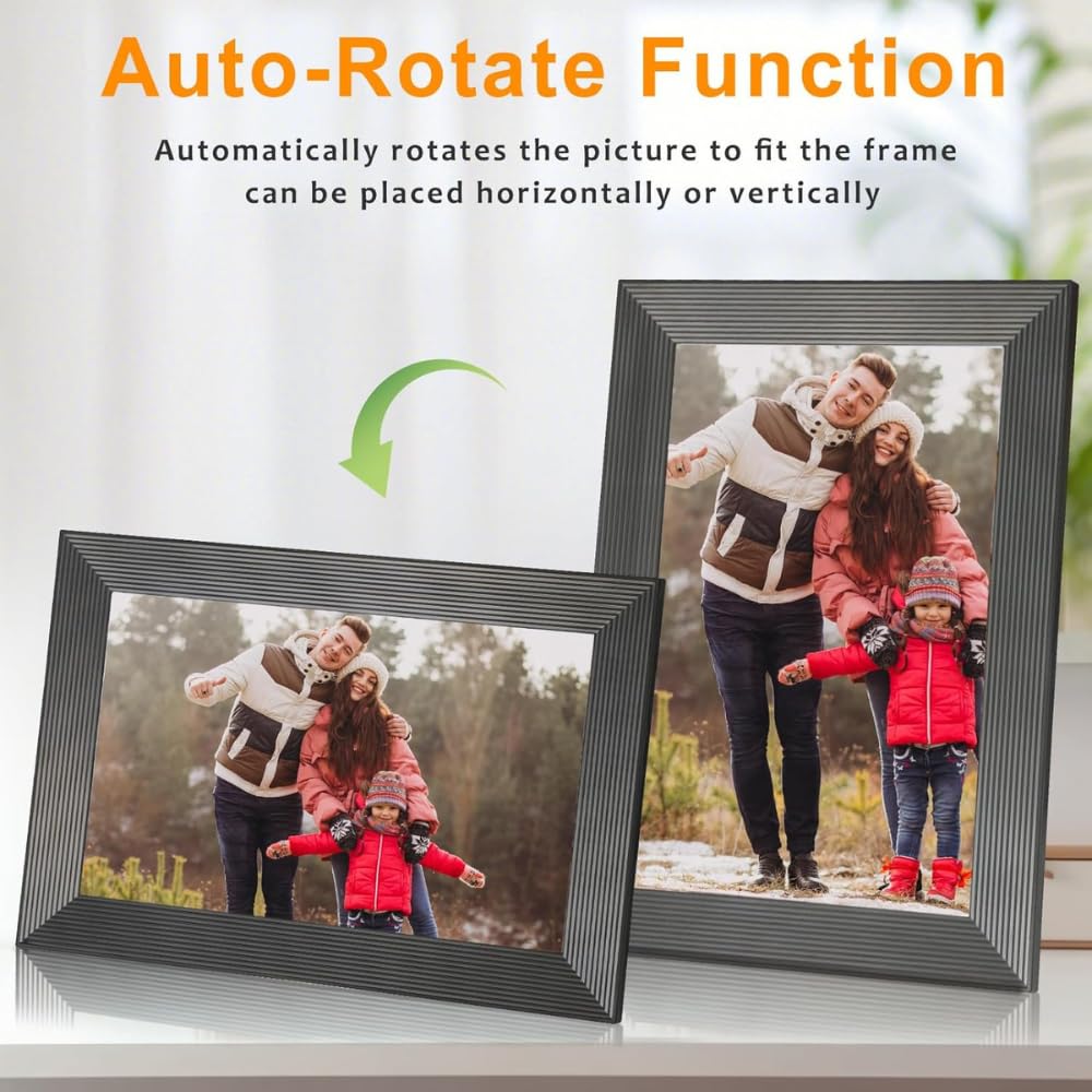 Frameo 10.1 Inch Digital Picture Frames Smart WiFi Digital Photo Frame