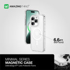 Amazing Thing Minimal MAG Drop Proof designed for iPhone 15 Pro MAX compatible with MagSafe case cover