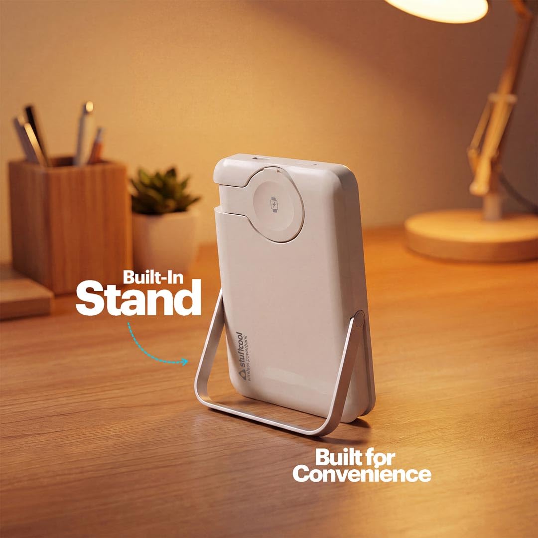 Stuffcool Omni 3-in-1 10000mAh Magnetic Wireless Powerbank
