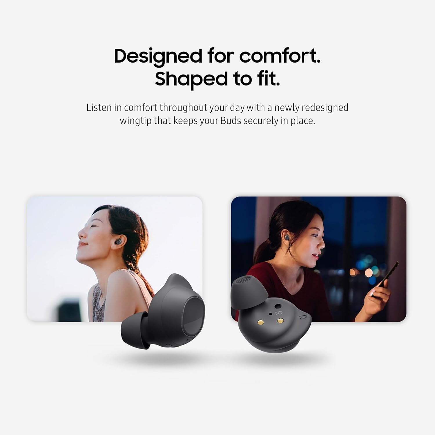 Samsung Galaxy Buds FE Active Noise Cancelling Wireless In Ear Earbuds - Graphite (SM-R400)