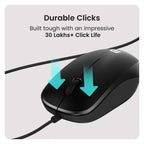 Portronics Toad 102 Wired Mouse with 3 Buttons