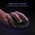 Portronics Toad One Bluetooth Mouse with 2.4 GHz & BT 5.3 Dual Wireless