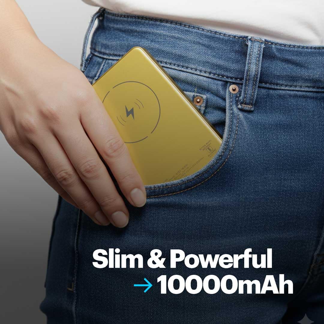 Stuffcool Aura 10000mAh Magnetic Wireless Powerbank 15W