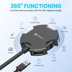 Portronics Mport 4C USB Hub (4-in-1)