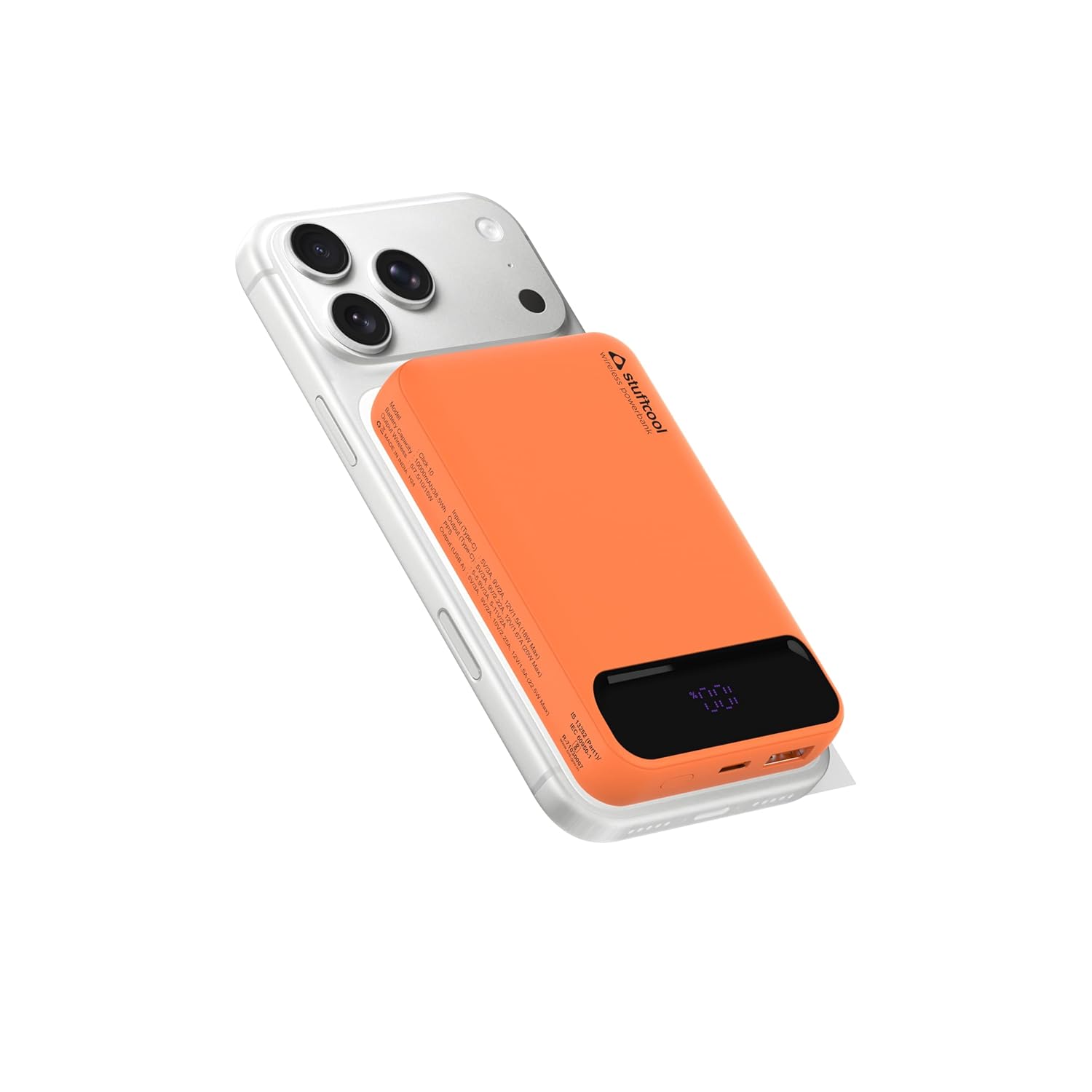 Stuffcool Click 10000mAh Slim Magnetic Wireless Powerbank