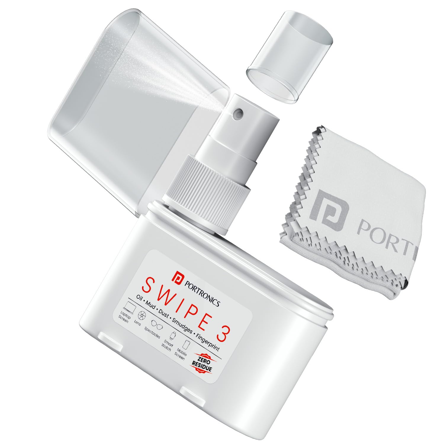 Portronics Swipe 3 Screen & Camera Cleaning Chemical Free Liquid Solution