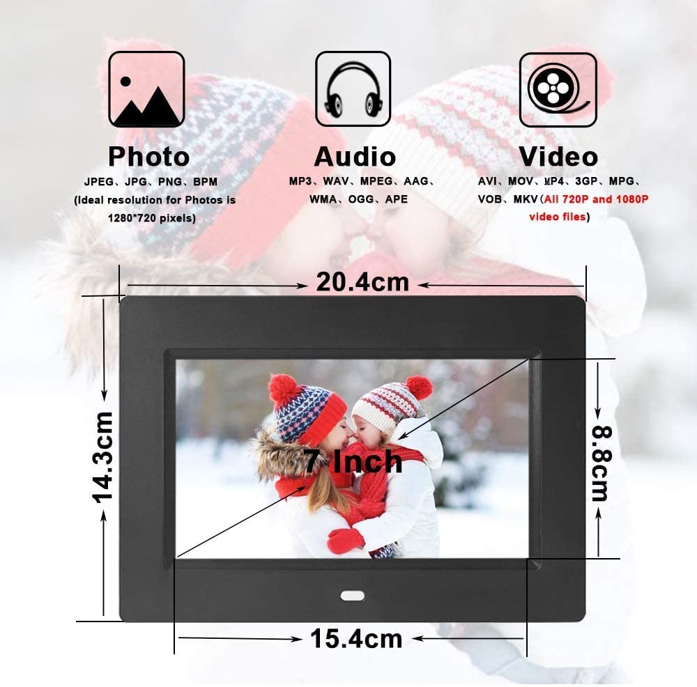 Miracle Digital 7''(17.78) IPS Digital Photo Frame High-Def Screen