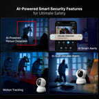Qubo Smart 360° 4MP [Ultra 2K] Wi-Fi Security Camera by Hero Group