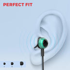 Honeywell Suono P70 Wired in Ear Earphones with Built in Mic 10mm*2 Drivers