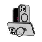 Muvtech Rio SNAP Kickstand TPU Case Compatible for iPhone 16 Pro - Black