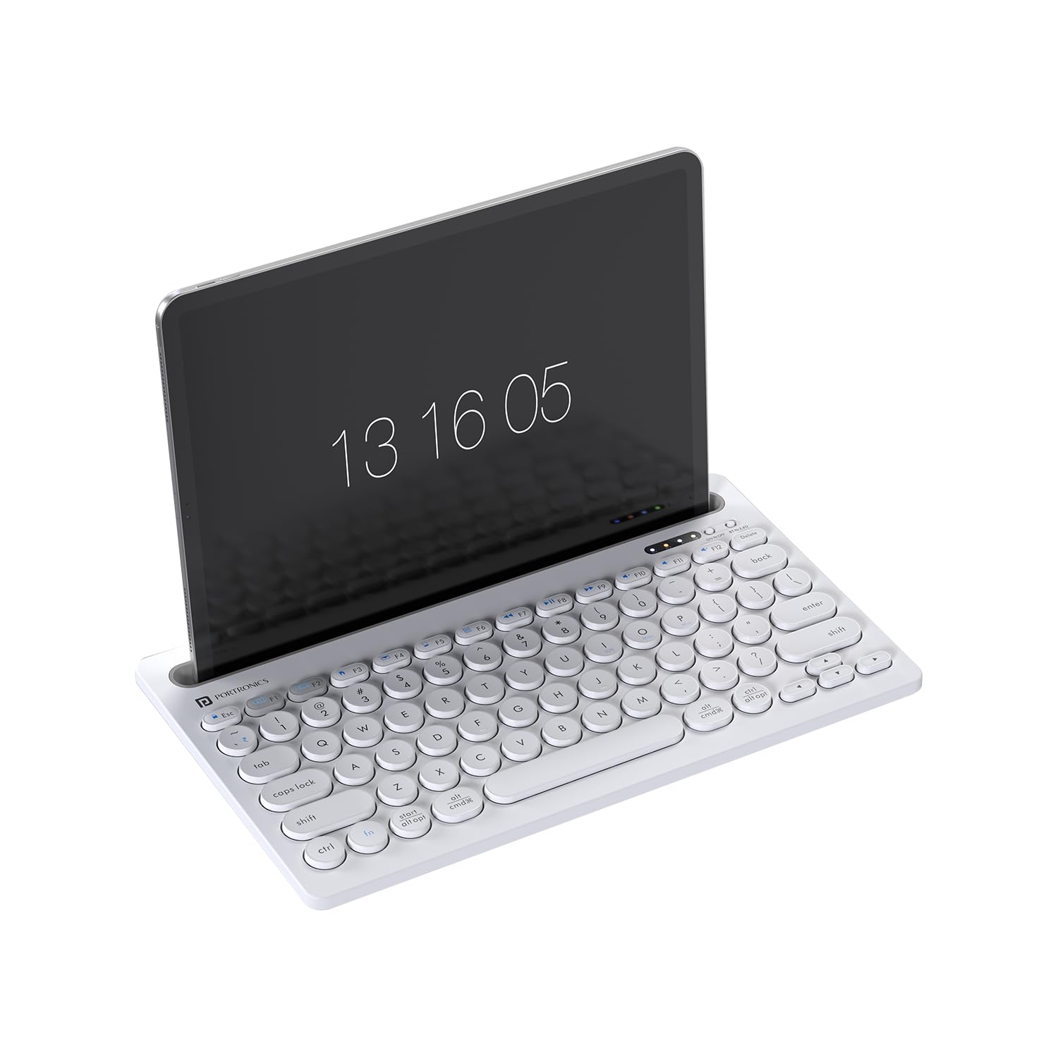 Portronics Bubble Dock Wireless Keyboard with Tablet Holder