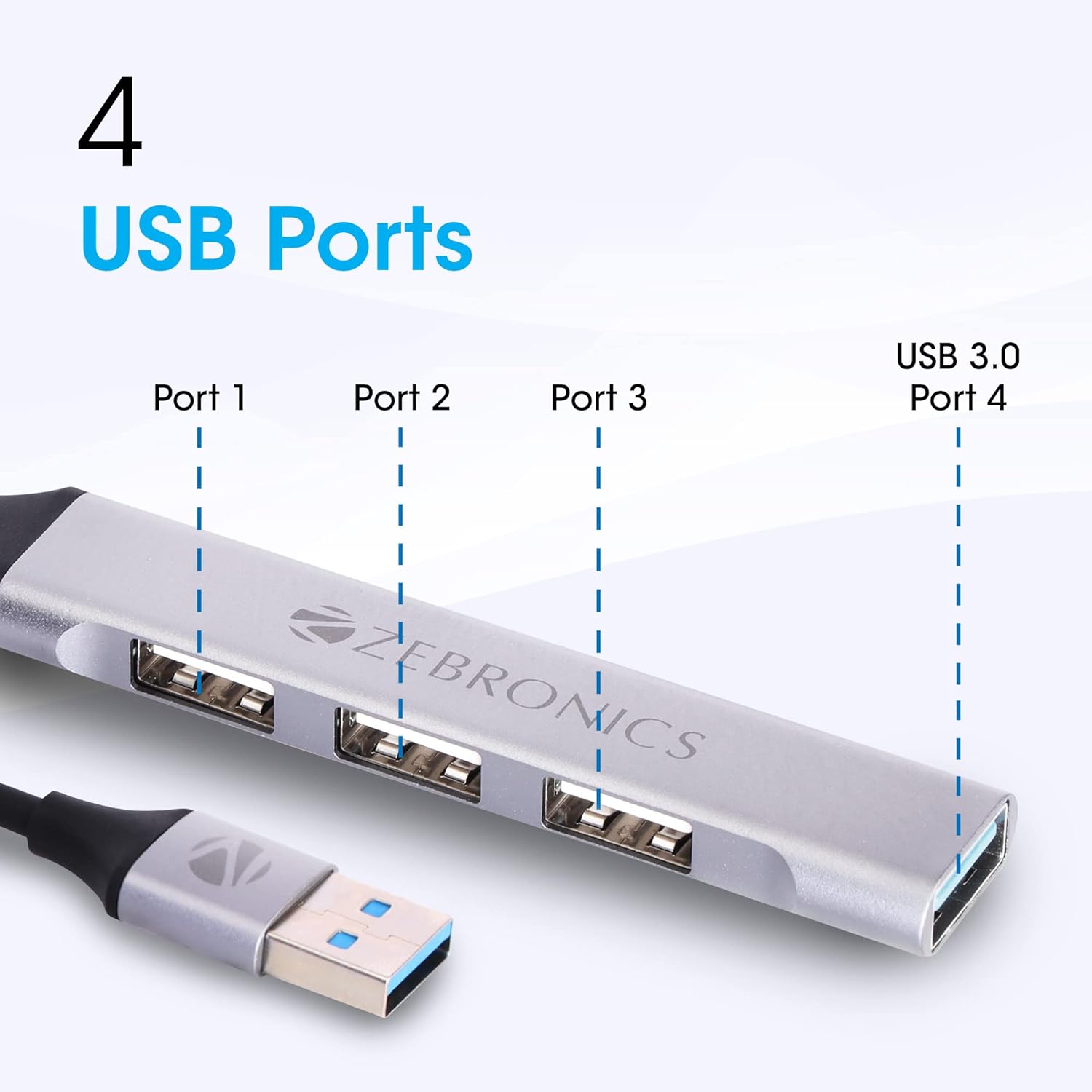 Zebronics 200HB USB 3.0 4 Port HUB