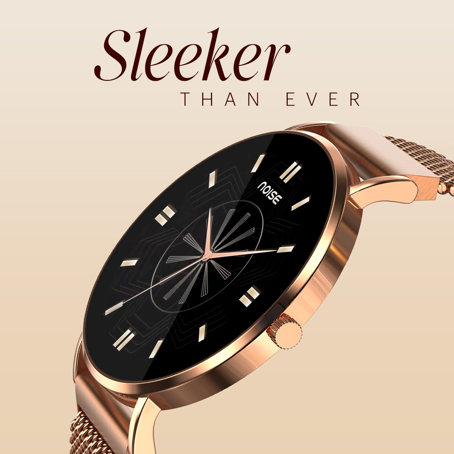 Noise Diva 2 Fashion Smart Watch for Women  (Rose Link)