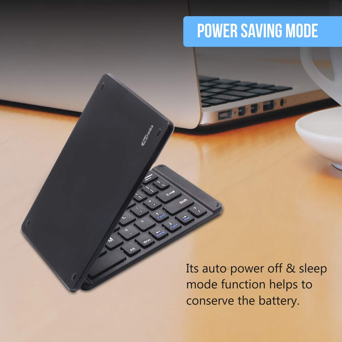 Portronics Chicklet Foldable QWERTY Keyboard