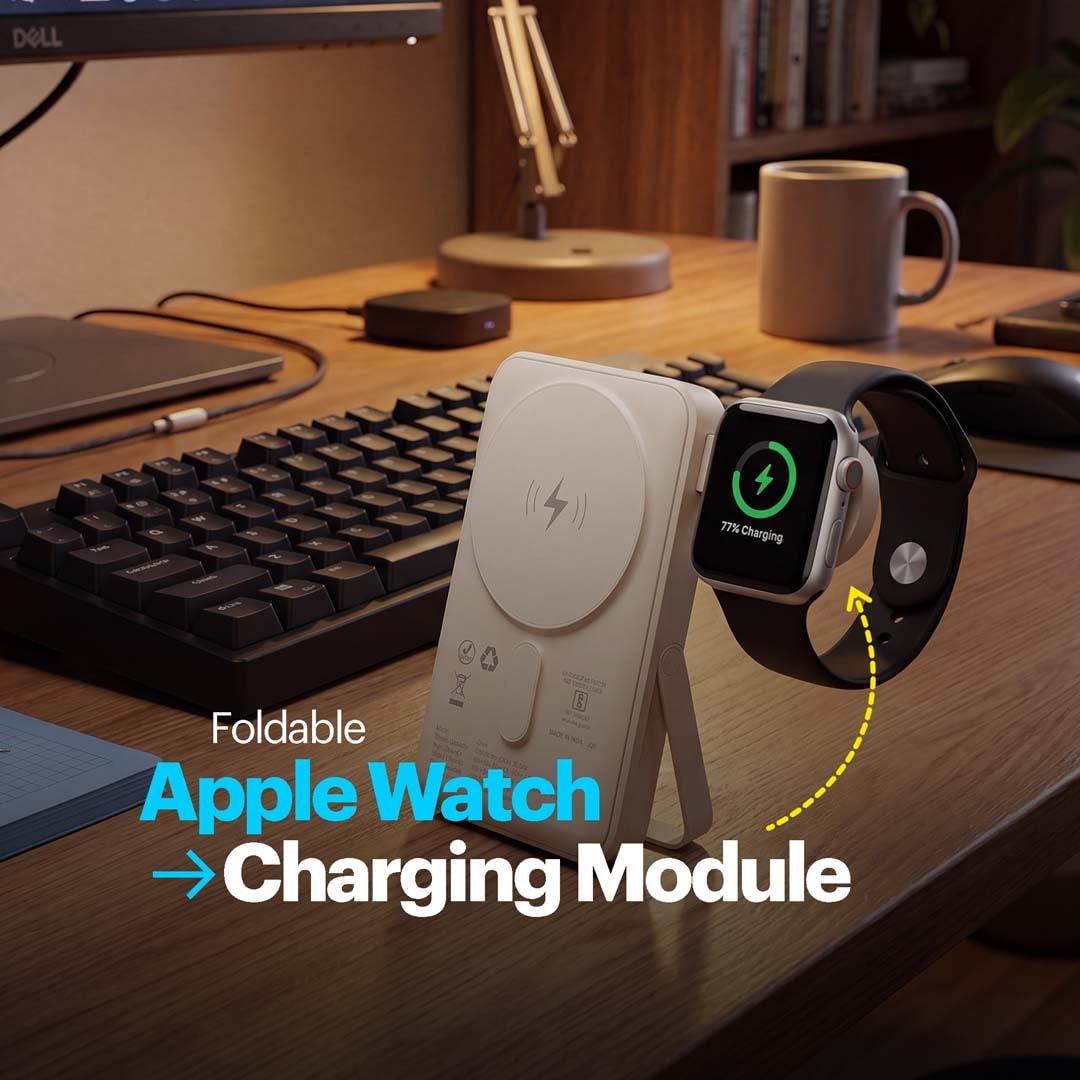 Stuffcool Omni 3-in-1 10000mAh Magnetic Wireless Powerbank