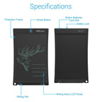 Portronics Ruffpad 10 Plus POR-233 Re-Writeable LCD Writing Pad