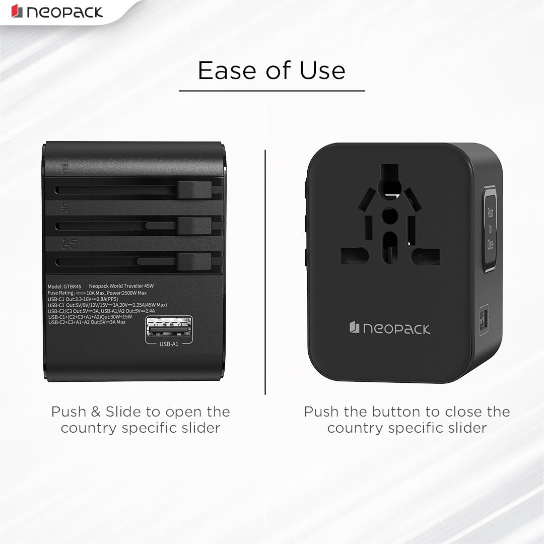 Neopack World Traveller Adapter 45W