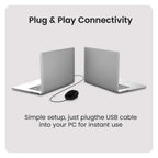 Portronics Toad 102 Wired Mouse with 3 Buttons