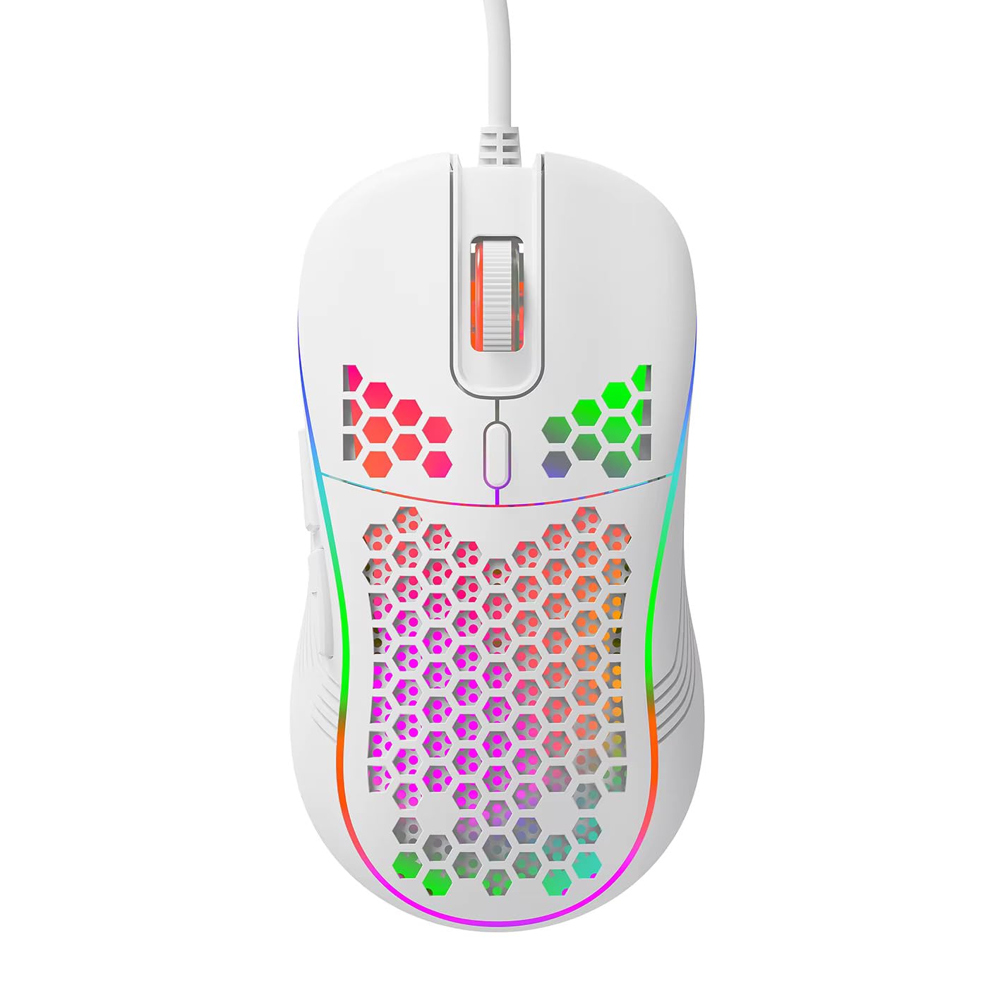 HAMMOK BREE Optical LED Breathing Light Ergonomic Wired USB Mouse