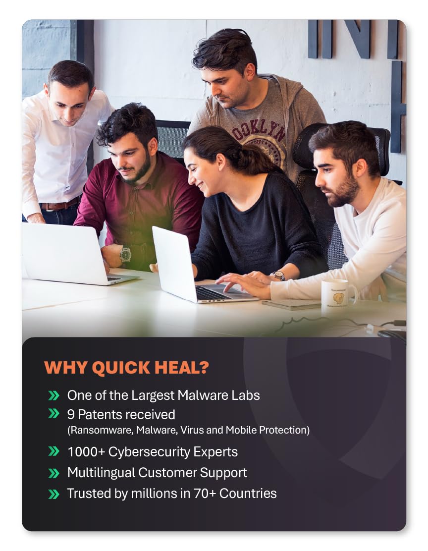 Quick Heal | Total Security Latest Version | 3 User | 3 Years