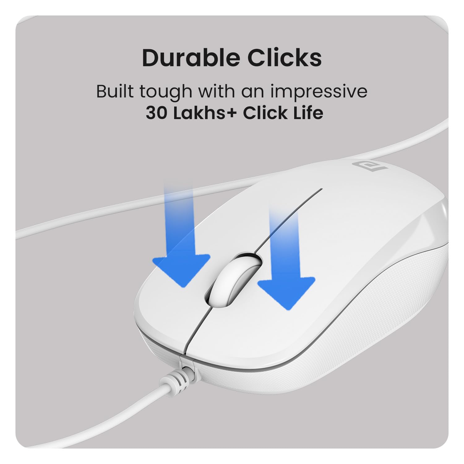 Portronics Toad 102 Wired Mouse with 3 Buttons