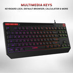 EvoFox Deathray TKL RGB Gaming Keyboard
