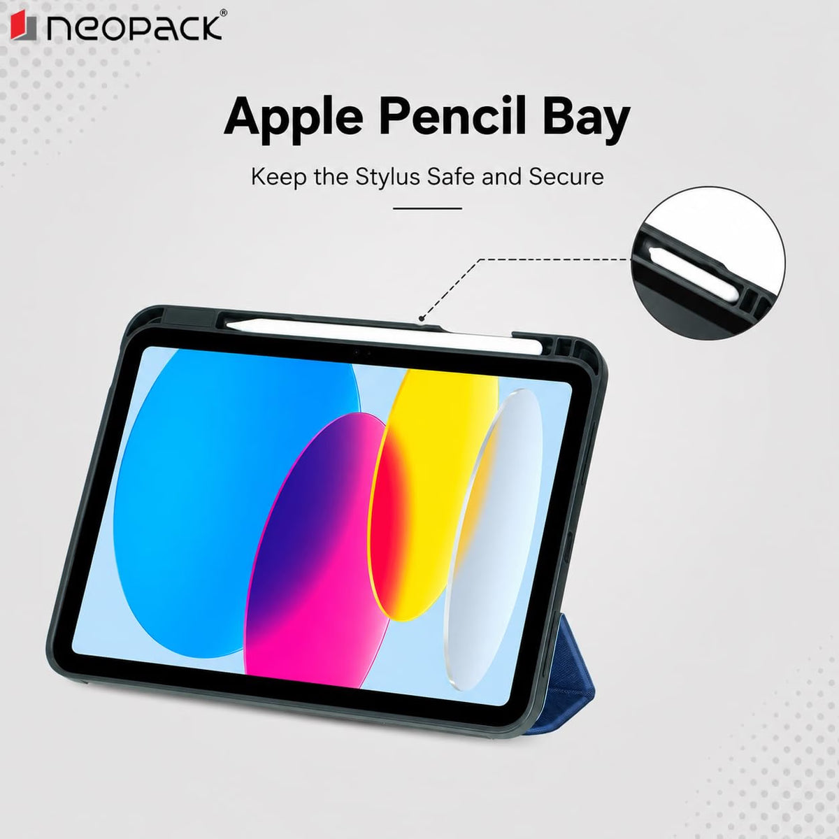 Neopack Zenith Case Cover for Apple iPad Air 13 - Fits: M2, M3, M4, Black