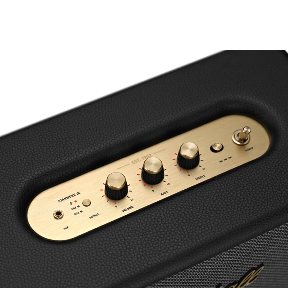 Marshall Stanmore III Wired Connectivity Home Speaker with Bluetooth  -Black