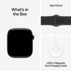 Apple Watch Series 11 GPS 46mm Jet Black Aluminium Case with Black Sport Band