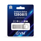 EVM EnStore 128GB Metal USB 2.0 Flash Drive