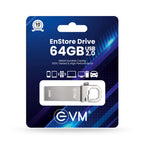 EVM EnStore 64GB Metal USB 2.0 Flash Drive