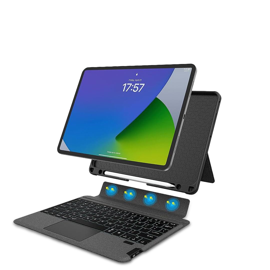 Neopack Magnetic Smart Cover with Detachable Keyboard