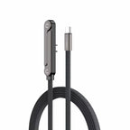 Spacething Titanlink USB Type-C to USB Type-C Braided Cable with Built-In Phone Stand