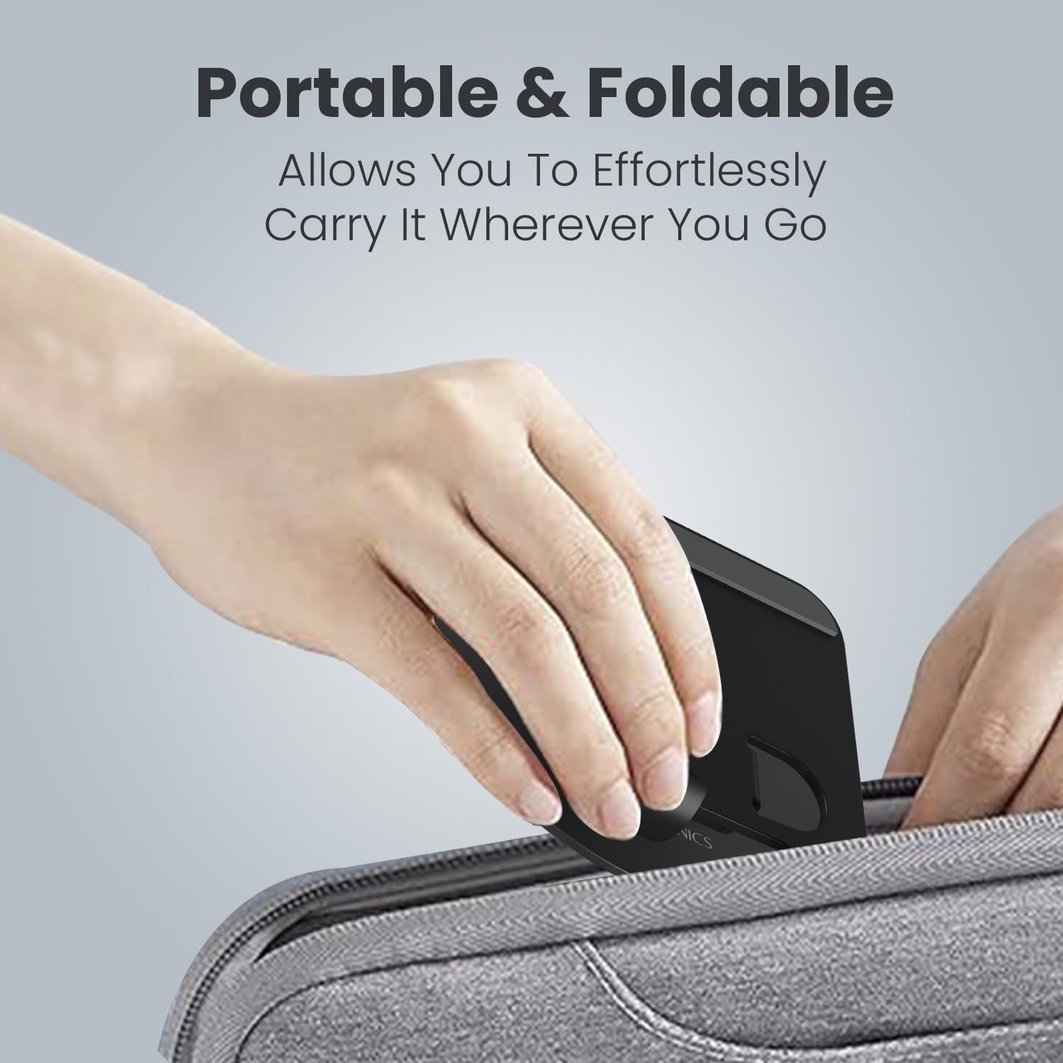 Portronics Mobot 4 Universal Mobile Holding Stand with 360°Rotatable & Height Adjustable