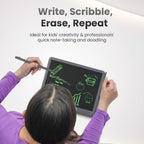 Portronics Ruffpad 15 Re-Writable LCD Screen 38.1cm (15-inch) Writing Pad for Drawing