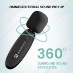 Portronics Dash 7 Omnidirectional Type C Wireless Microphone