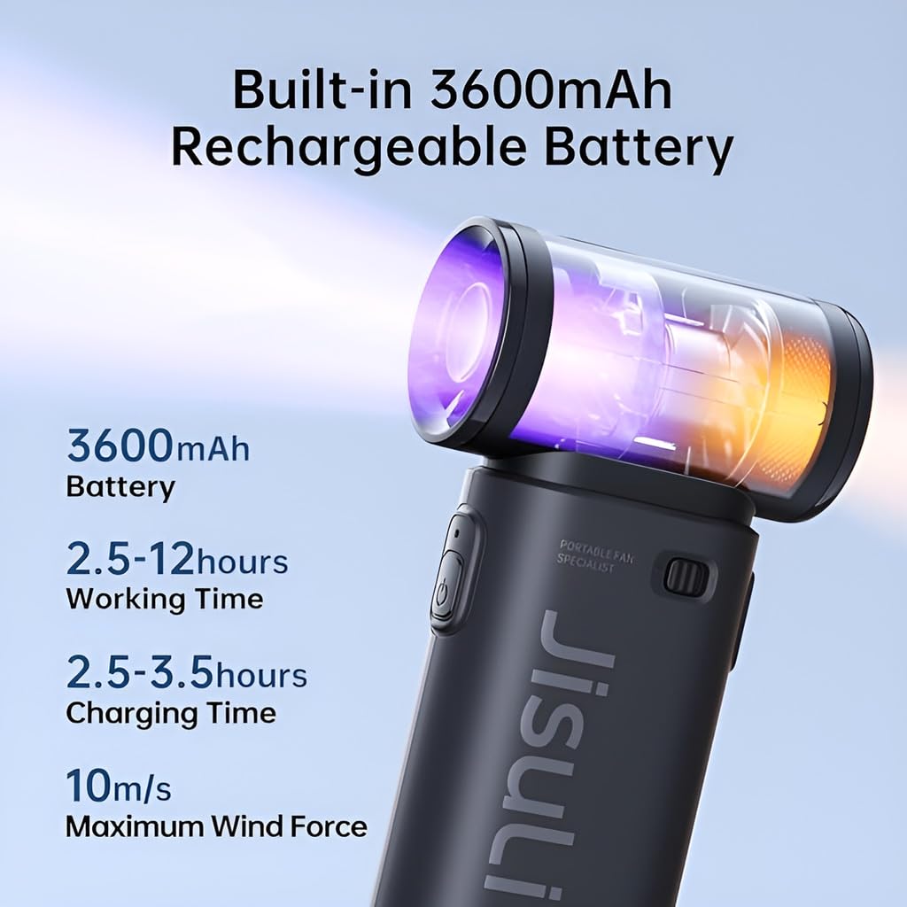 JISULIFE Handheld Fan Life9