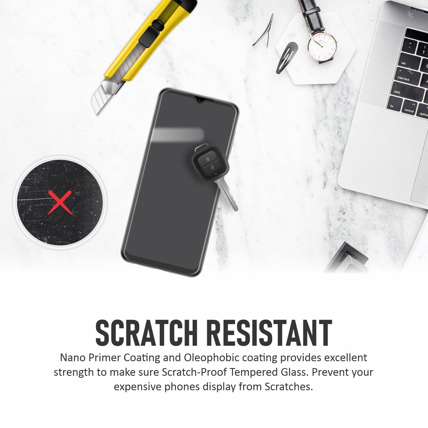 Tempered Glass Screen Protector For Mobile Phones