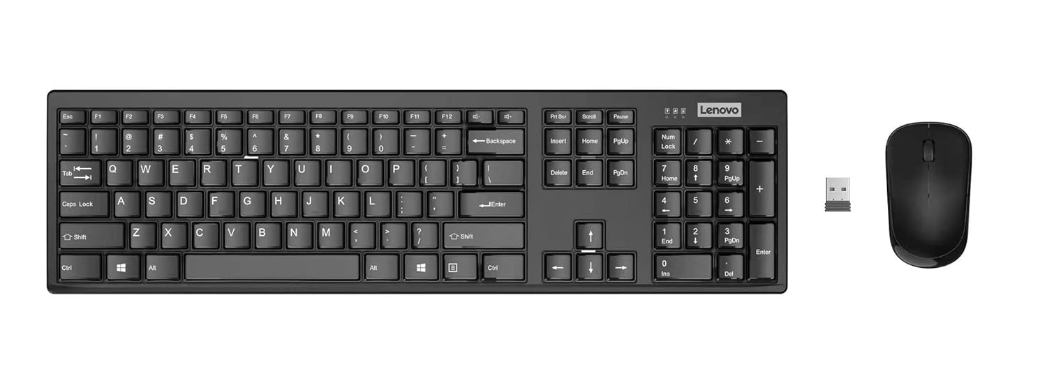 Lenovo 100 Wireless Keyboard and Mouse Set